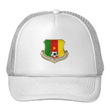 Cadeaux de bouclier d'emblème d'insigne du Camerou Casquettes De Camionneur