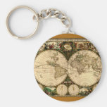 Cadeaux de carte de Vieux Monde Porte-clé
