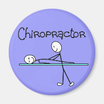 Cadeaux de chiroprakteur magnets pour réfrigérateur