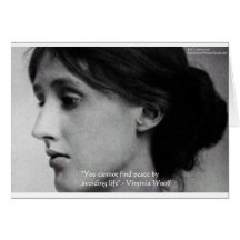 Cadeaux de citation de sagesse de "paix de découve carte de vœux