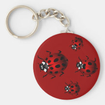 Cadeaux de coccinelle de souvenir d'insecte de Key Porte-clef