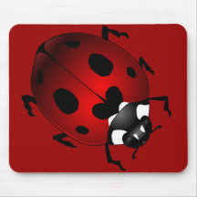 Cadeaux de coccinelle de souvenir d'insecte de Mou Tapis De Souris