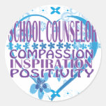 Cadeaux de conseiller d'école adhésif