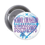 Cadeaux de conseiller d'école badge avec épingle