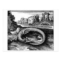 cadeaux de dragon - carte postale