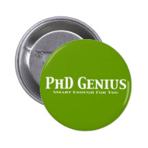 Cadeaux de génie de PhD Pin's Avec Agrafe