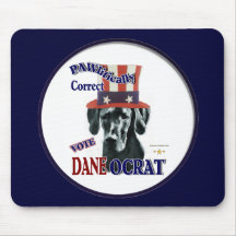 Cadeaux de great dane tapis de souris
