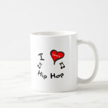 Cadeaux de hip hop - hip hop de coeur d'I Mugs