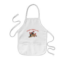 Cadeaux de Joyeux Noël de Shar-pei de Chinois Tablier