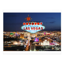 Cadeaux de Las Vegas Carte Postale
