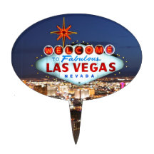 Cadeaux de Las Vegas Étiquettes À Gâteau