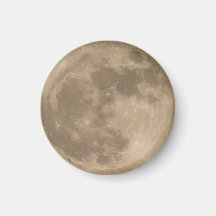 Cadeaux de magnet de réfrigérateur de pleine lune 