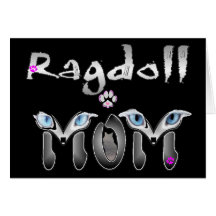 Cadeaux de maman de chat de Ragdoll Cartes De Vœux