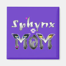 Cadeaux de maman de chat de Sphynx Magnets Pour Réfrigérateur
