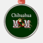 Cadeaux de maman de chien de chiwawa ornement de noël