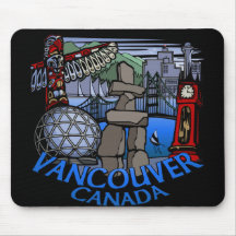 Cadeaux de Mousepad Vancouver de souvenir de Vanco Tapis De Souris