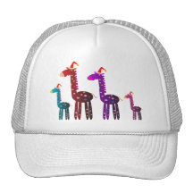Cadeaux de Noël : Famille de GIRAFE Casquette
