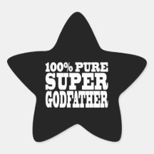 Cadeaux de parrains : Parrain superbe pur de 100% Autocollant