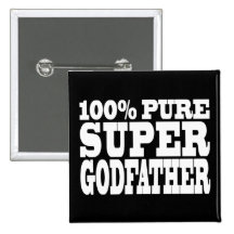 Cadeaux de parrains : Parrain superbe pur de 100% Pin's Avec Agrafe