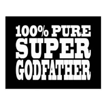 Cadeaux de parrains : Parrain superbe pur de 100% Carte Postale