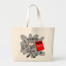 Cadeaux de personne de bâton de professeur de math sac fourre-tout