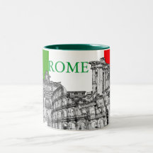 Cadeaux de souvenir de voyage de Roma, Rome… Tasse À Café