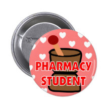 Cadeaux "d'ÉTUDIANT de PHARMACIE" Badges Avec Agrafe