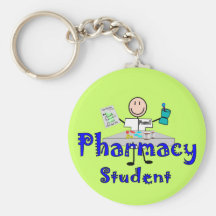 Cadeaux d'étudiant de pharmacie porte-clés