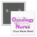 Cadeaux d'infirmière d'oncologie badge