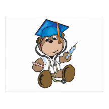 Cadeaux d'obtention du diplôme d'infirmière et dip carte postale