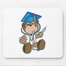 Cadeaux d'obtention du diplôme d'infirmière et dip tapis de souris