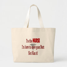 Cadeaux drôles d'infirmière sac de toile