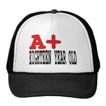 Cadeaux drôles pour 18 ans : A+ Dix-huit ans Ol Casquette
