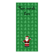 Cadeaux du père noël motif pour double carte