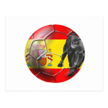 Cadeaux espagnols du football de l'Espagne de ball Carte Postale
