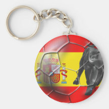 Cadeaux espagnols du football de l'Espagne de ball Porte-clef