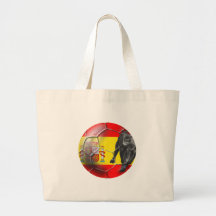 Cadeaux espagnols du football de l'Espagne de ball Sacs En Toile