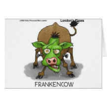 Cadeaux et objet de collection drôles de "FrankenC Cartes De Vœux