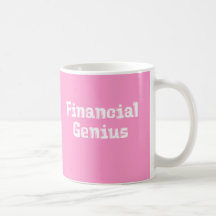 Cadeaux financiers de génie mug à café