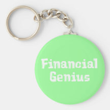Cadeaux financiers de génie porte-clef
