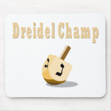 CADEAUX HEUREUX DE CHAMPION DE HANOUKKA DREIDEL TAPIS DE SOURIS