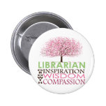 Cadeaux mignons de bibliothécaire badge