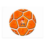 Cadeaux néerlandais néerlandais de ballon de footb cartes postales