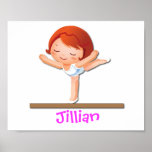 Cadeaux personnalisés de GYMNASTIQUE Affiches