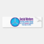 Cadeaux pour des assistants sociaux autocollants pour voiture