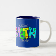 Cadeaux retirés de professeur de maths mug à café