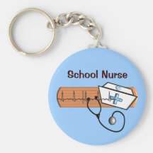 Cadeaux uniques d'infirmière d'école porte-clefs
