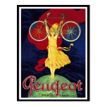 Cadeaux vintages de bicyclette - cycles Peugeot Carte Postale