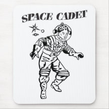 Cadet de l'espace tapis de souris
