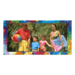 Cadre coloré de photo - carte photo cartes de vœux avec photo